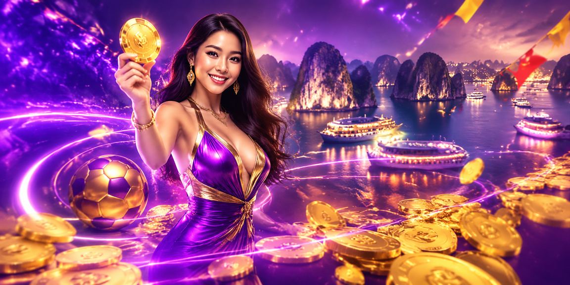 Cá cược bóng đá neon Hạ Long Bay về đêm rực rỡ